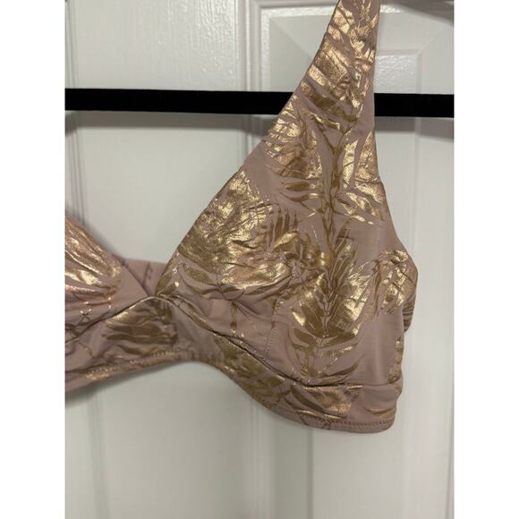 Lively bra size large really beautiful metallic leaf detail - Picture 2 of 5